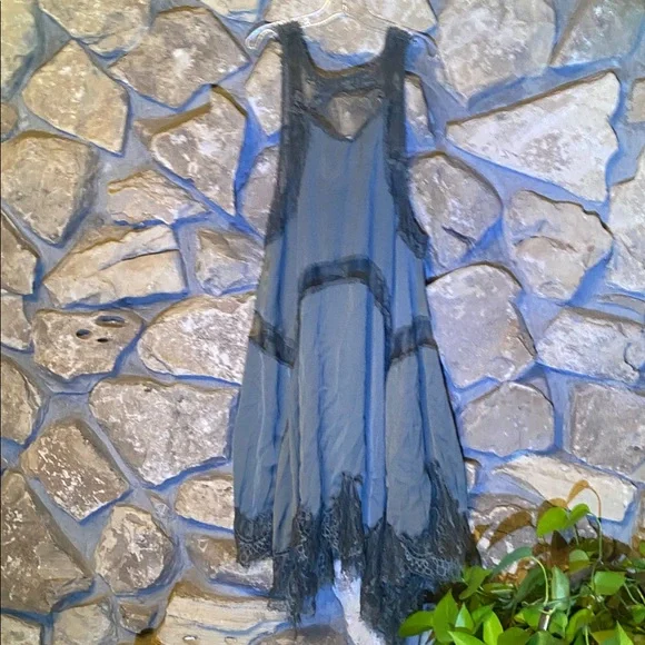 Forest green lace slip dress tunic…reserved… - Picture 10 of 10